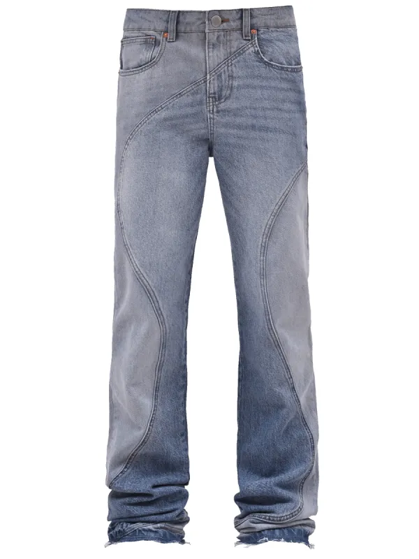 【HI FI FNK】Wave Curved Denim HI FI FNK】Wave Curved Denim Tog Wave Denim - HIFIFNK | 60