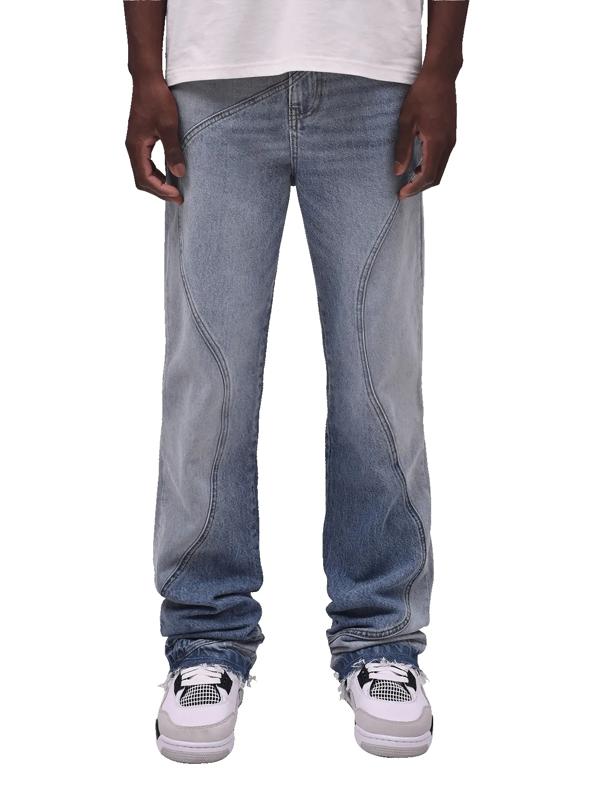 Wave Flare Denim - Light Stone sold by reputation studios product image thumbnail 3