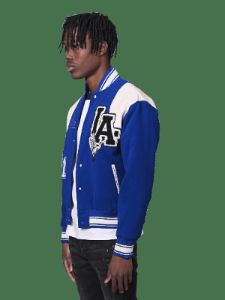 Varsity Jacket - Royal Blue sold by reputation studios
