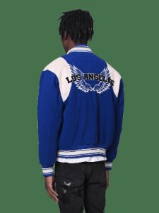 Varsity Jacket - Royal Blue sold by reputation studios