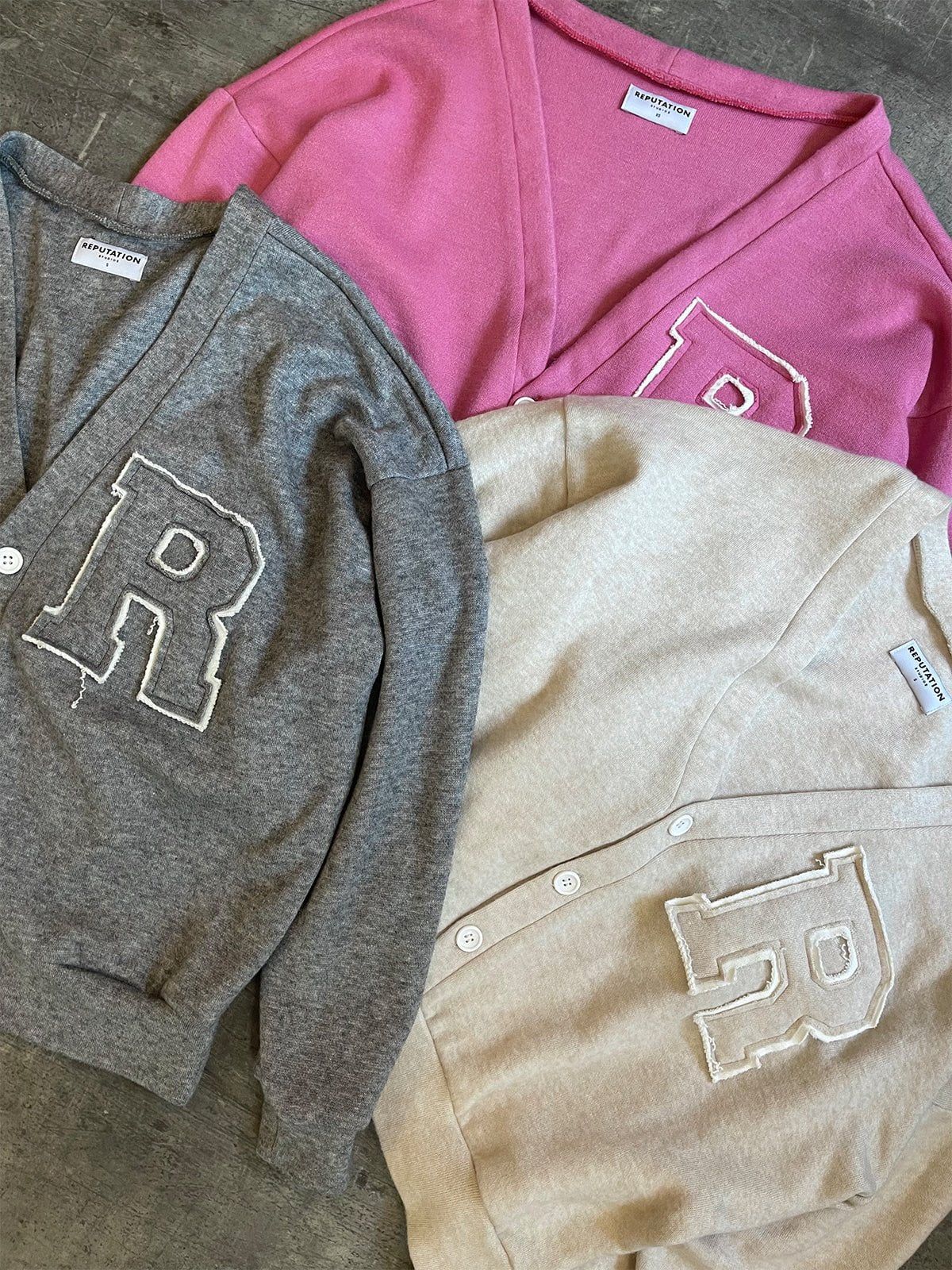 Knit Cardigan - Hot Pink sold by reputation studios product image thumbnail 4