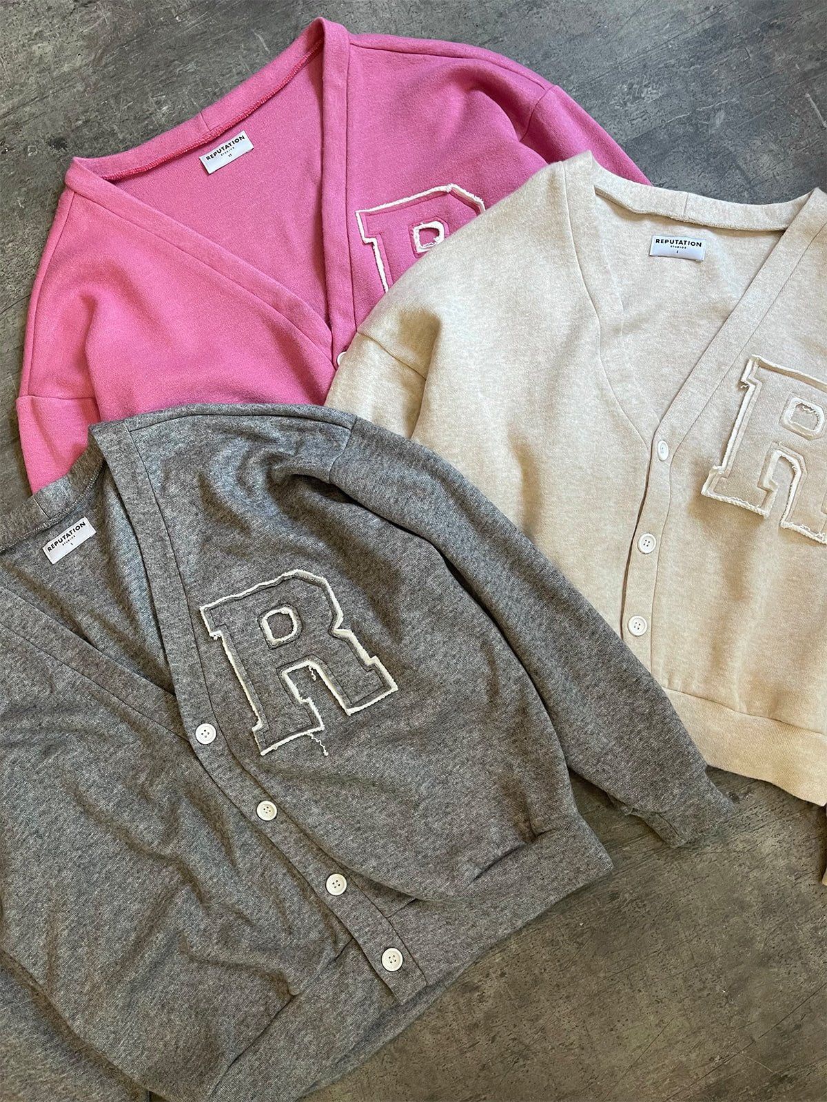 Knit Cardigan - Hot Pink sold by reputation studios product image thumbnail 3