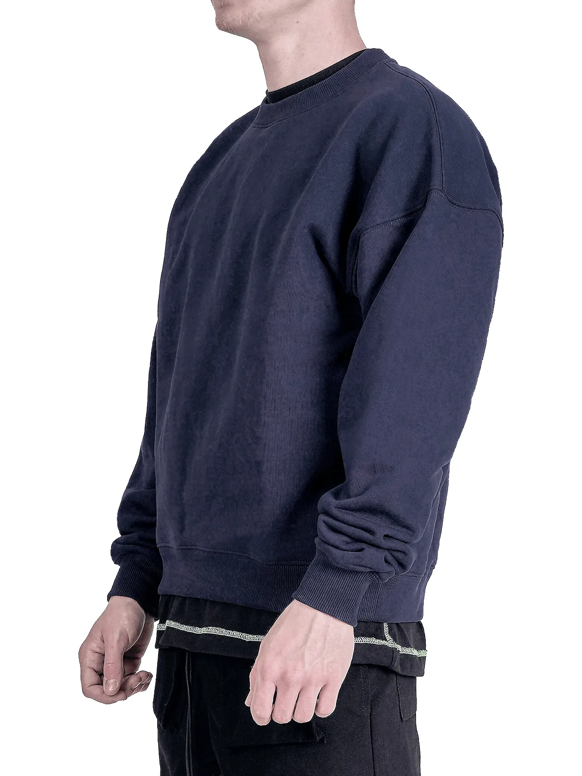 Crew Sweater - Navy sold by reputation studios product image thumbnail 3