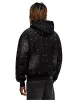 Rhinestone Hoodie - Black sold by reputation studios