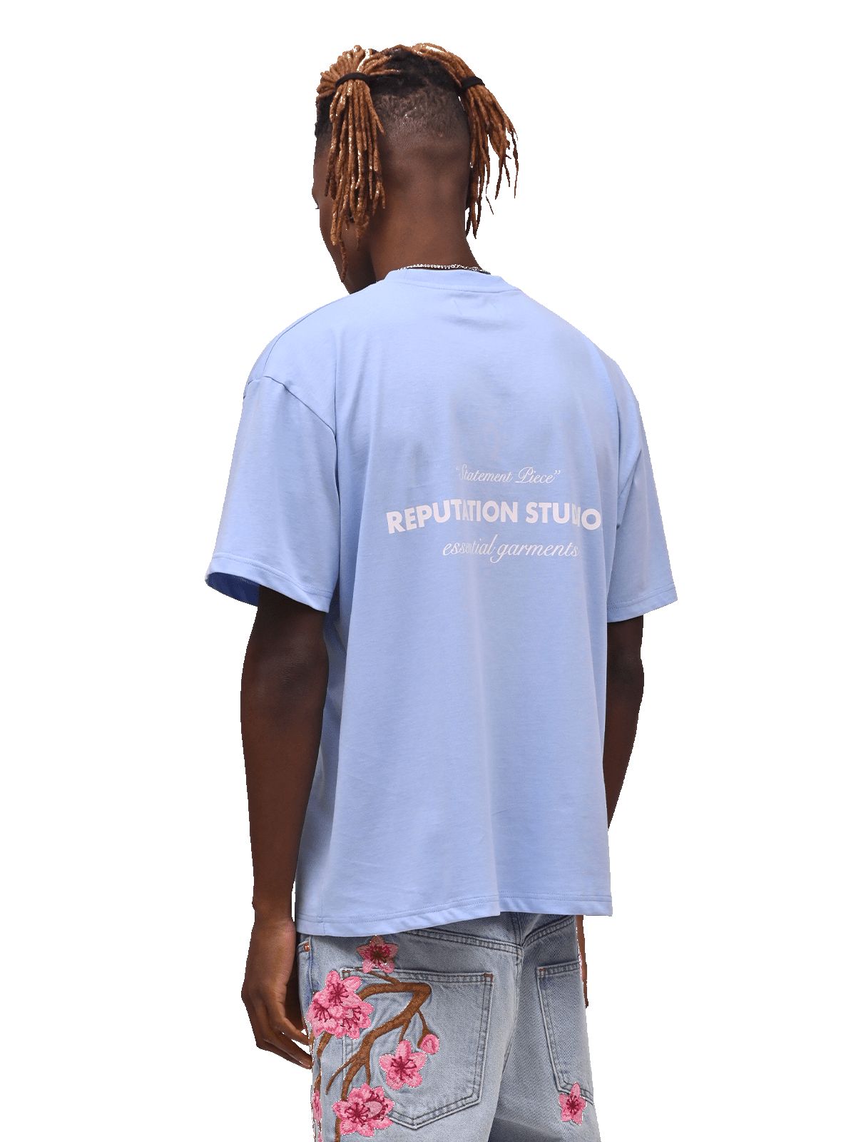 "Statement Piece" Tee - Baby Blue sold by reputation studios product image thumbnail 5