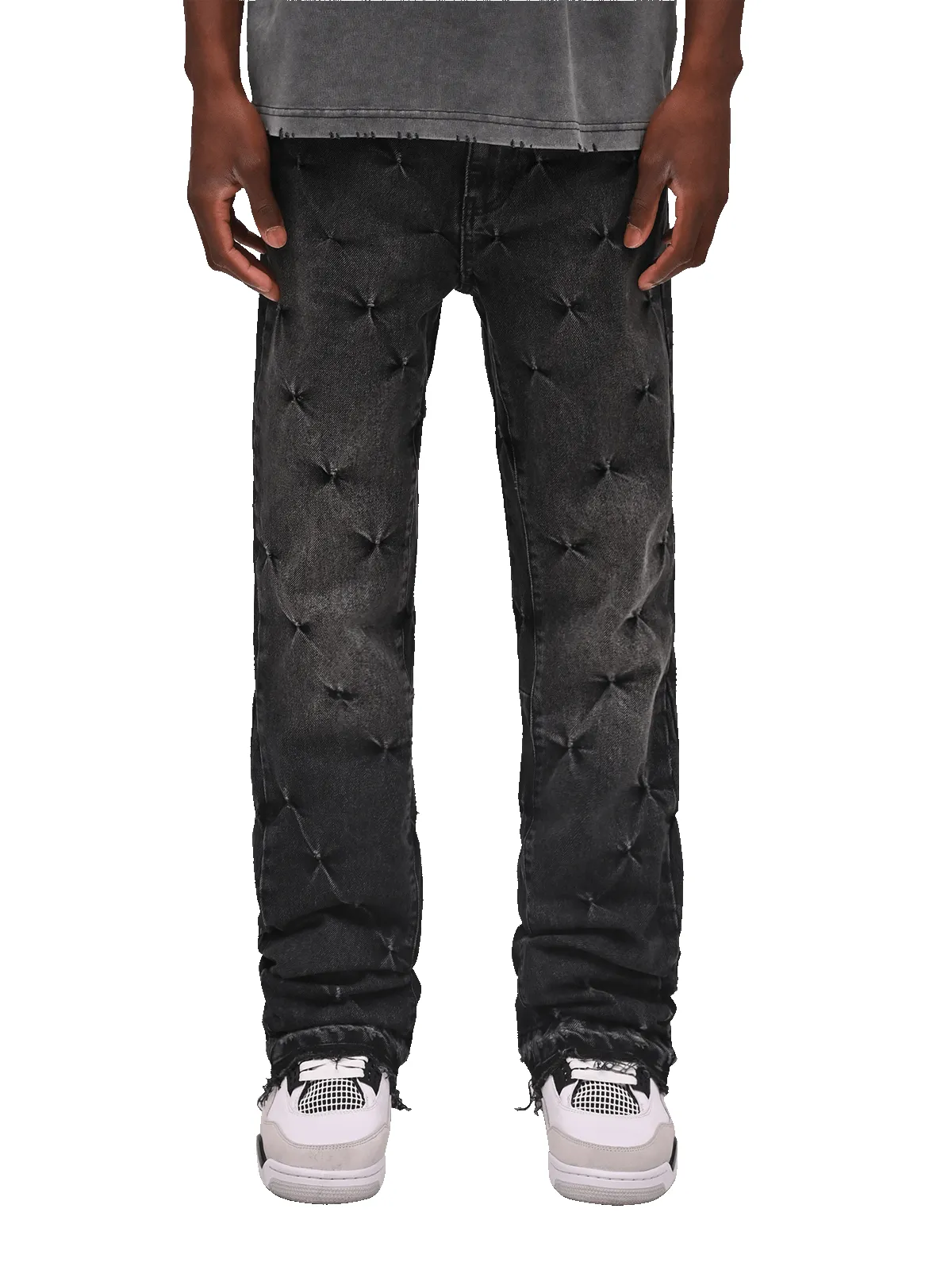 Pinched Flare Denim - Black sold by reputation studios product image thumbnail 2