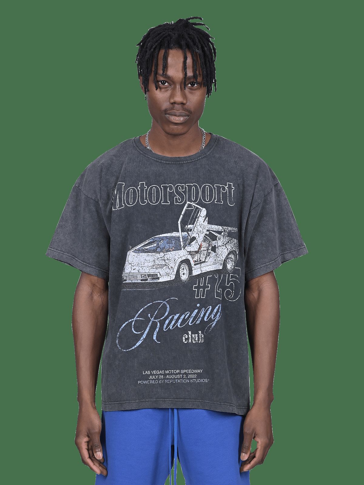 Vintage Grey Tee - Racing Club V2 sold by reputation studios product image thumbnail 2