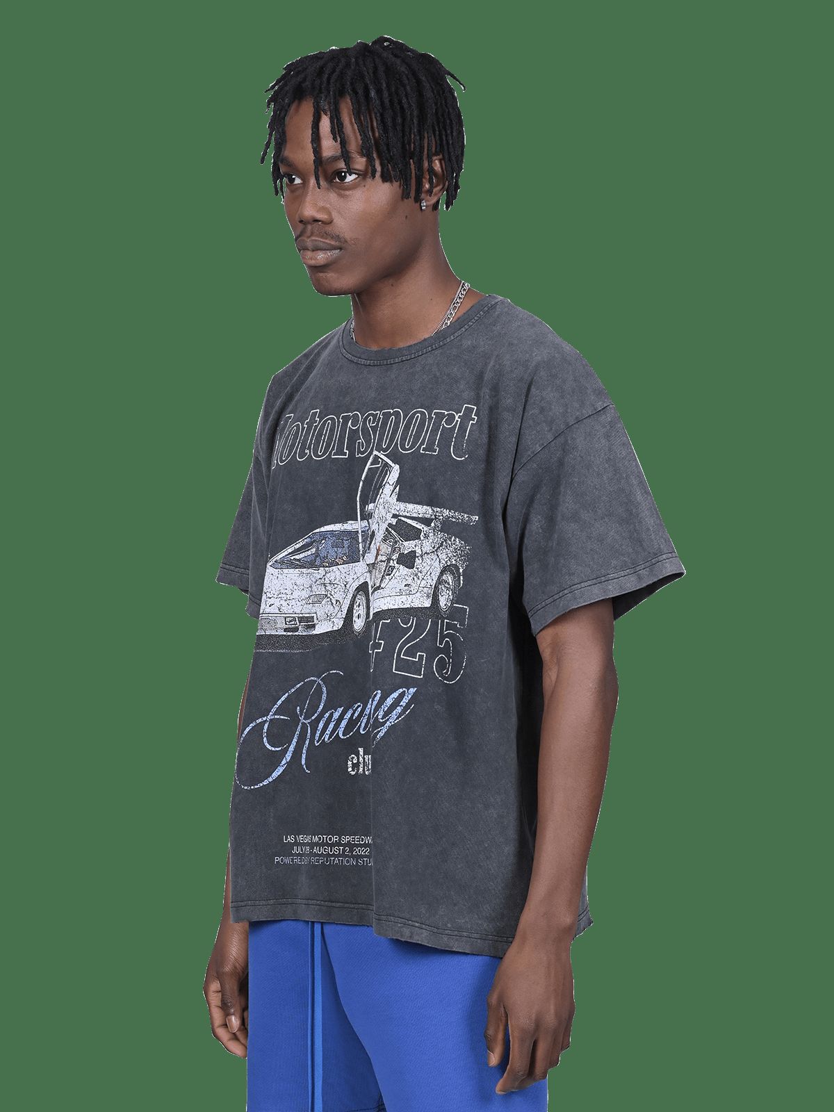 Vintage Grey Tee - Racing Club V2 sold by reputation studios product image thumbnail 3