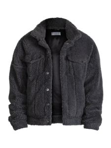 Sherpa Jacket - Grey sold by reputation studios