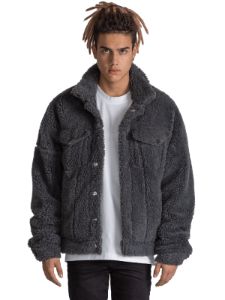 Sherpa Jacket - Grey sold by reputation studios