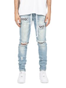 Checkered Denim sold by reputation studios