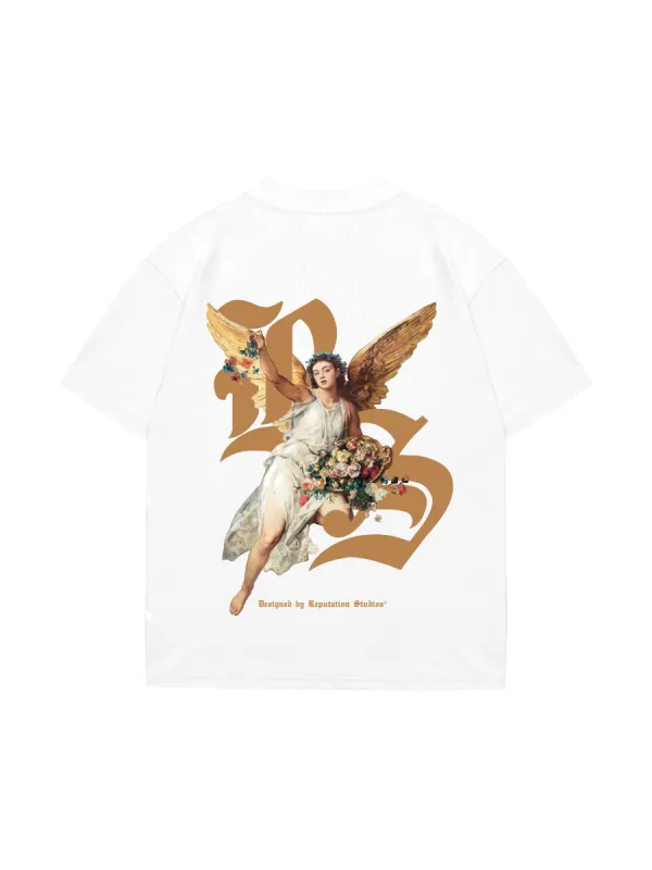 Angel Tee - White sold by reputation studios