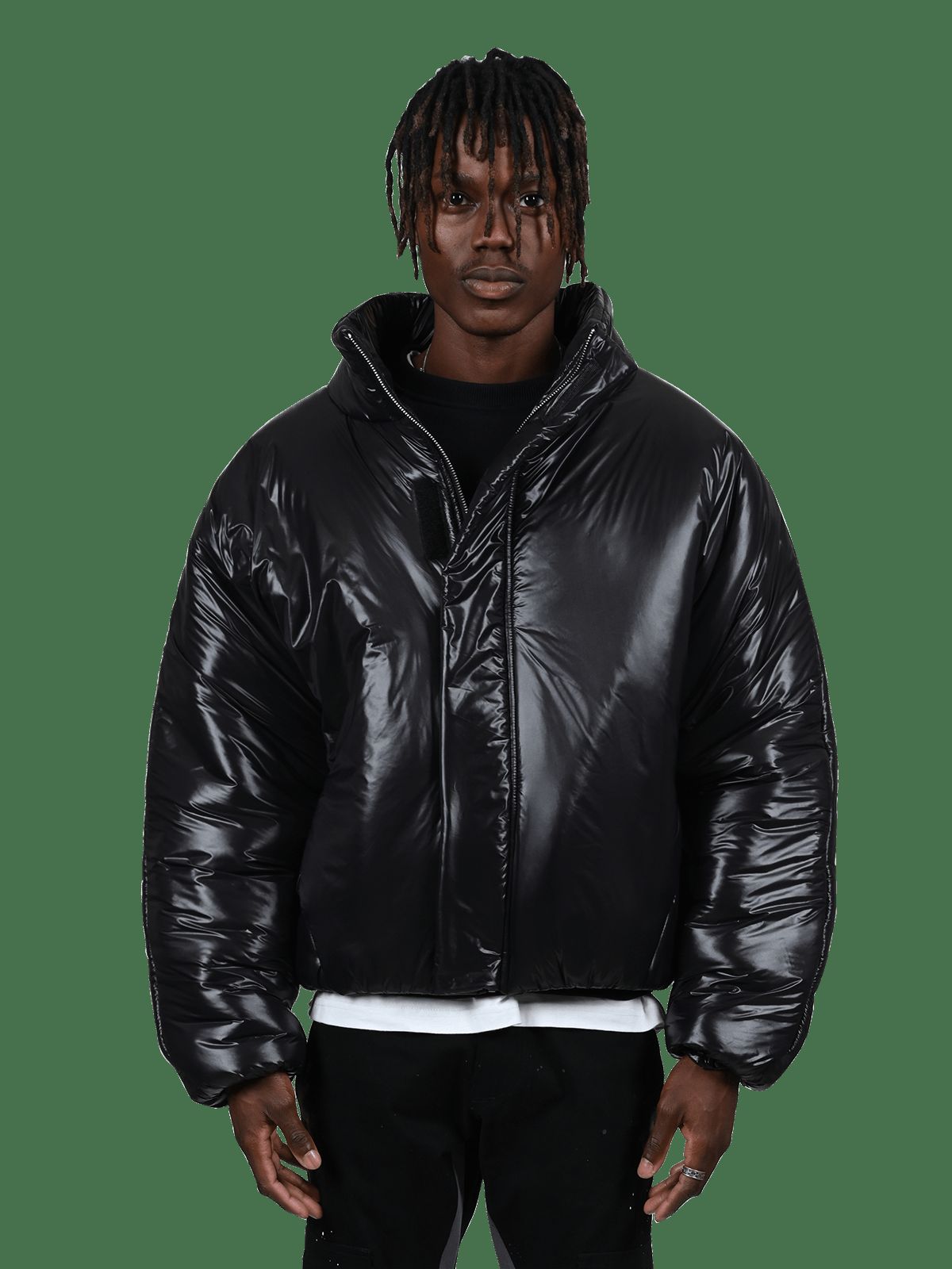 Oversized Puffer Jacket - Black sold by reputation studios product image thumbnail 5