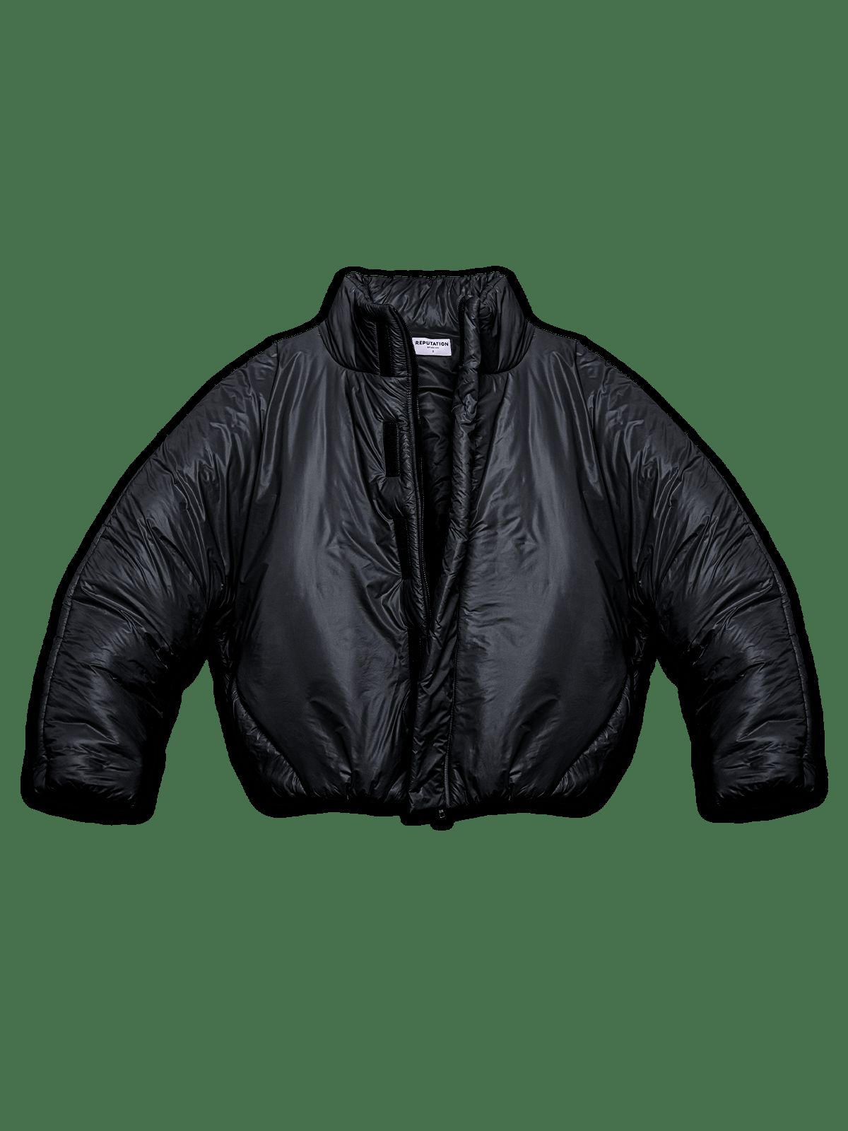 Oversized Puffer Jacket - Black sold by reputation studios
