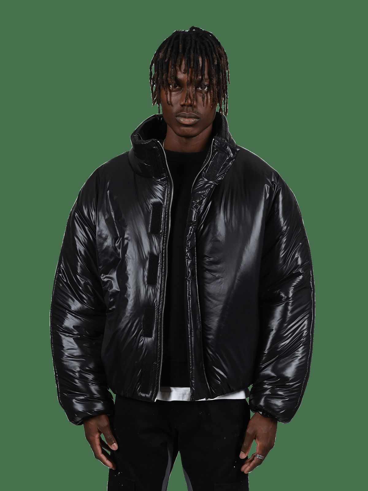Oversized Puffer Jacket - Black sold by reputation studios product image thumbnail 2