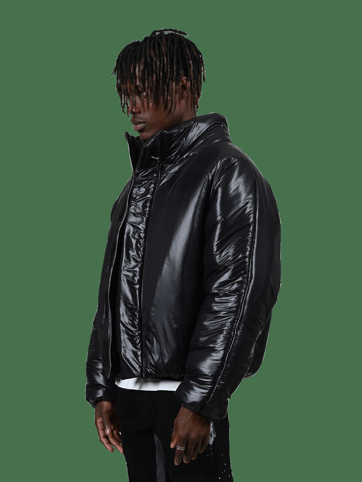 Oversized Puffer Jacket - Black sold by reputation studios product image thumbnail 3