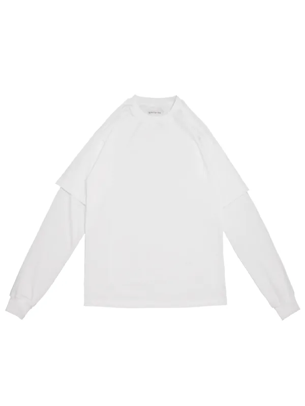 Layered Tee - White sold by reputation studios