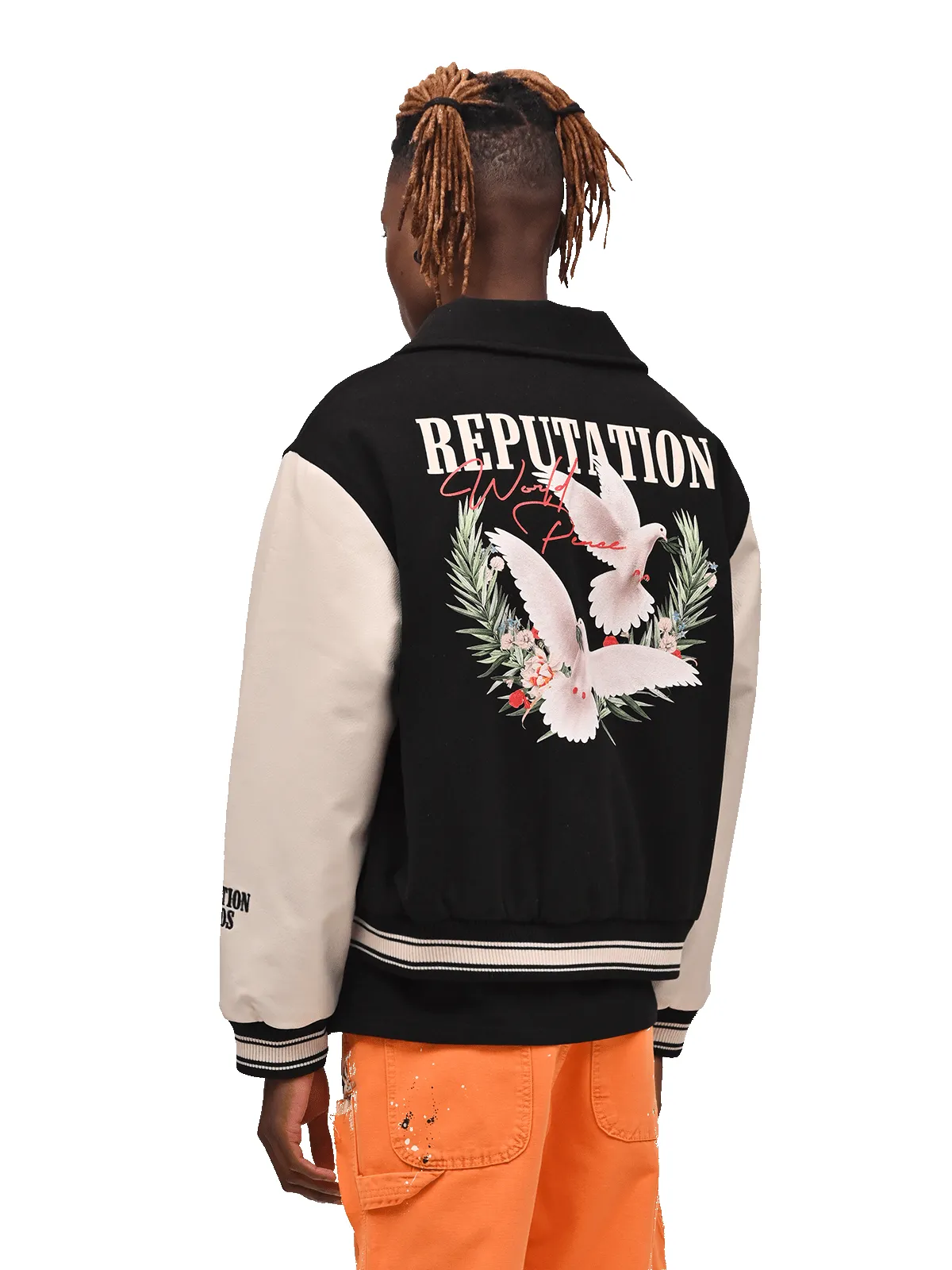 World Peace Varsity Jacket - Black sold by reputation studios product image thumbnail 5