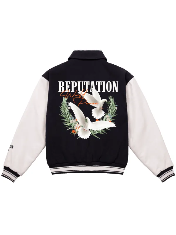 World Peace Varsity Jacket - Black sold by reputation studios
