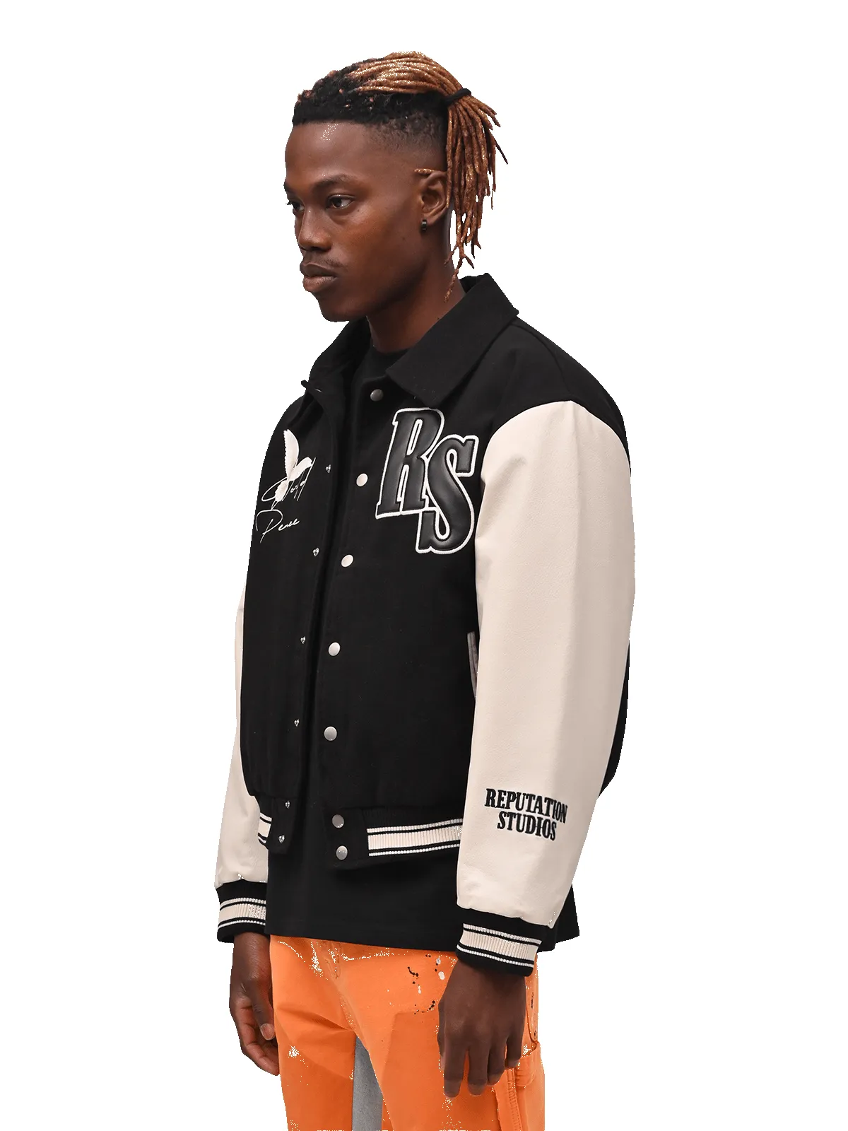 World Peace Varsity Jacket - Black sold by reputation studios product image thumbnail 4
