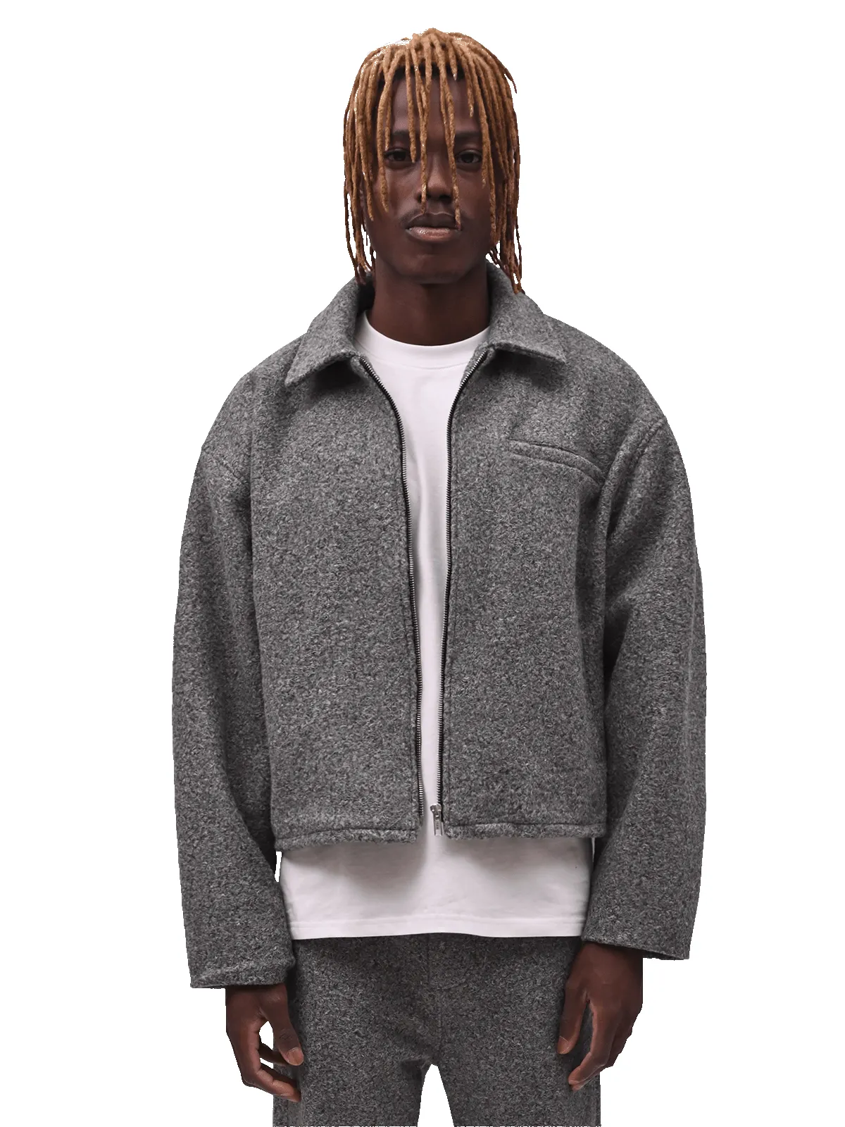 Cropped Jacket - Stone sold by reputation studios product image thumbnail 2