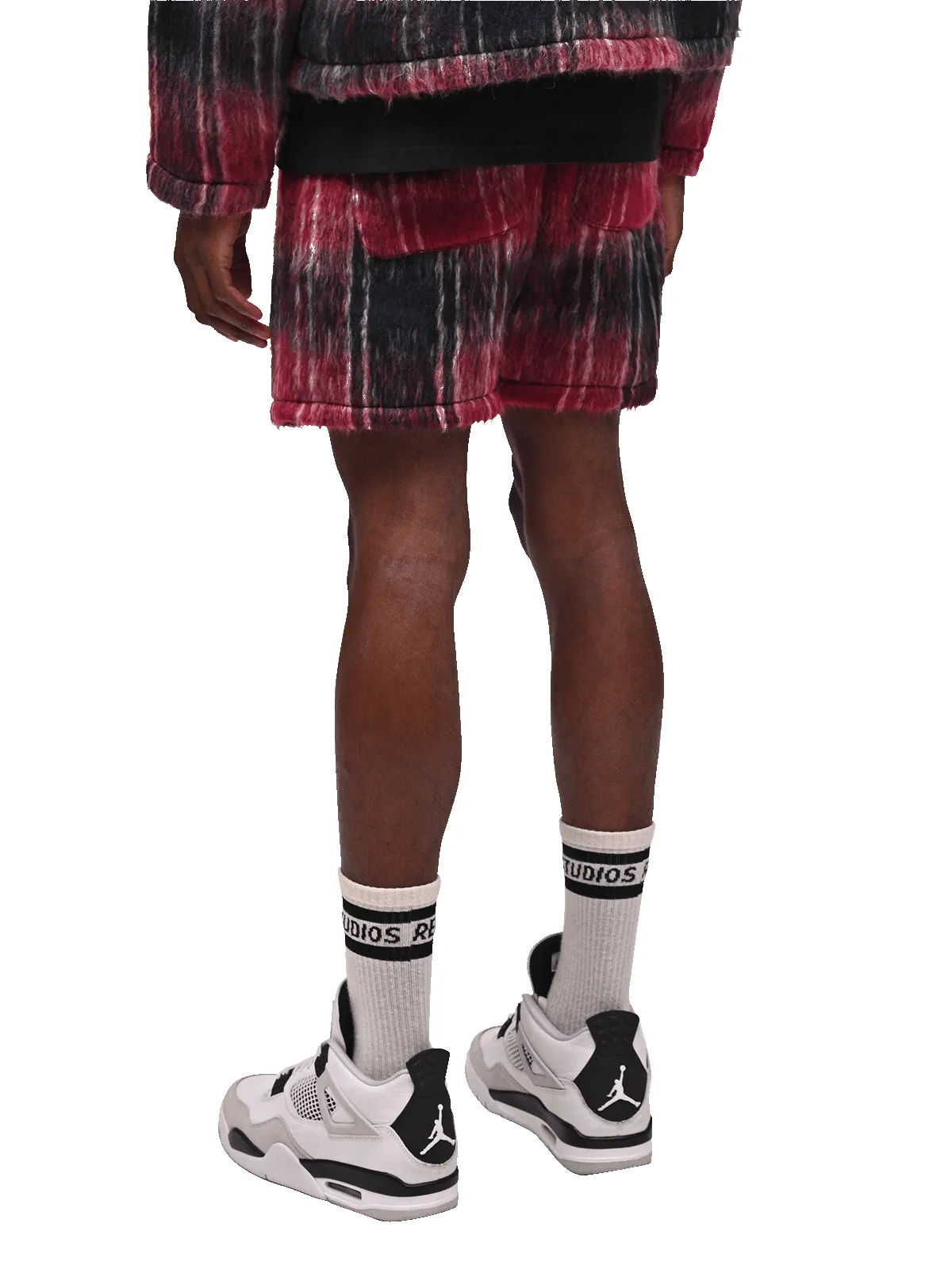 Mohair Shorts - Wine sold by reputation studios product image thumbnail 4