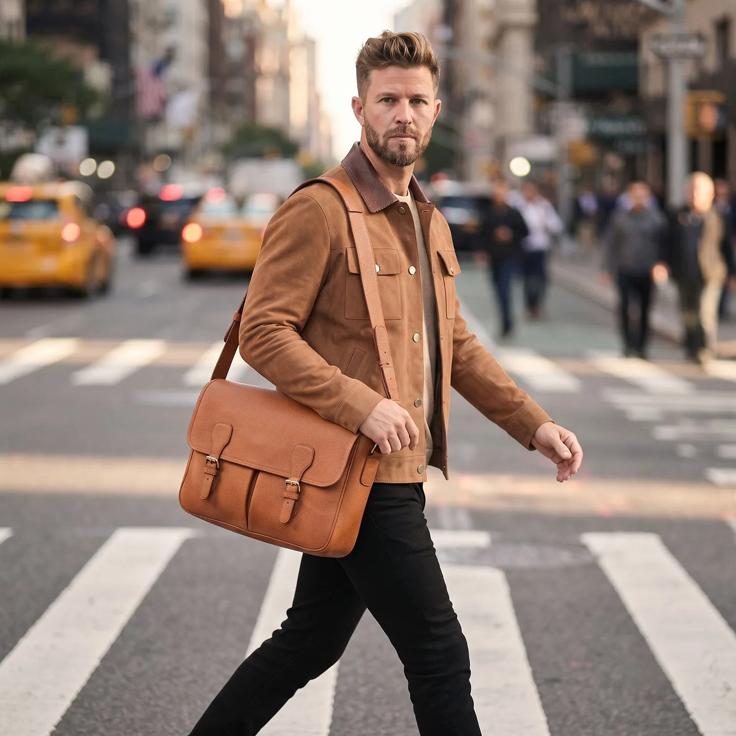Flynn Messenger Bag sold by Aston leather product image thumbnail 5