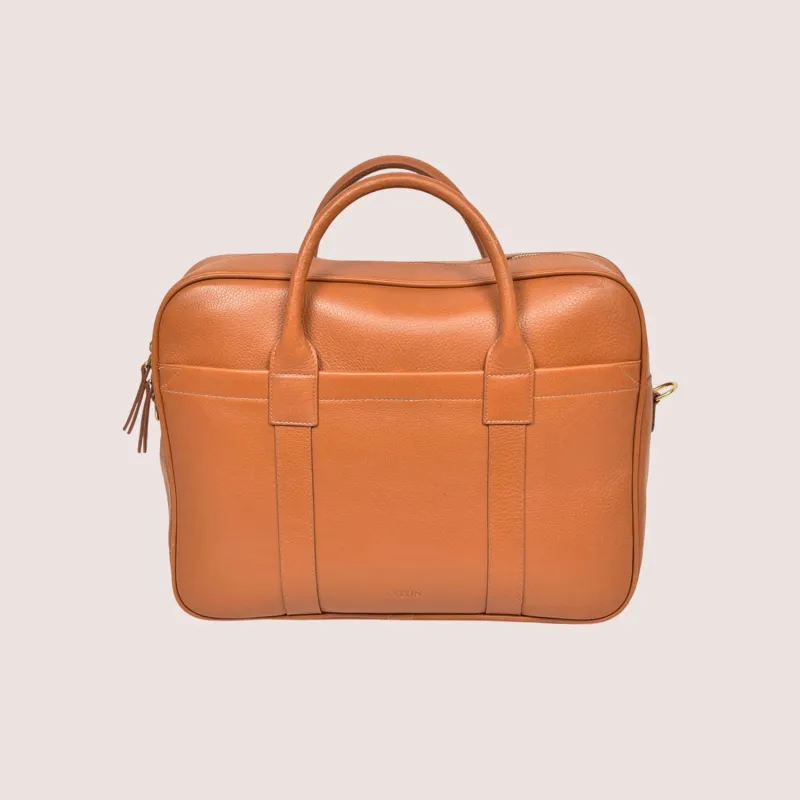 Peyson Briefcase made by Aston leather