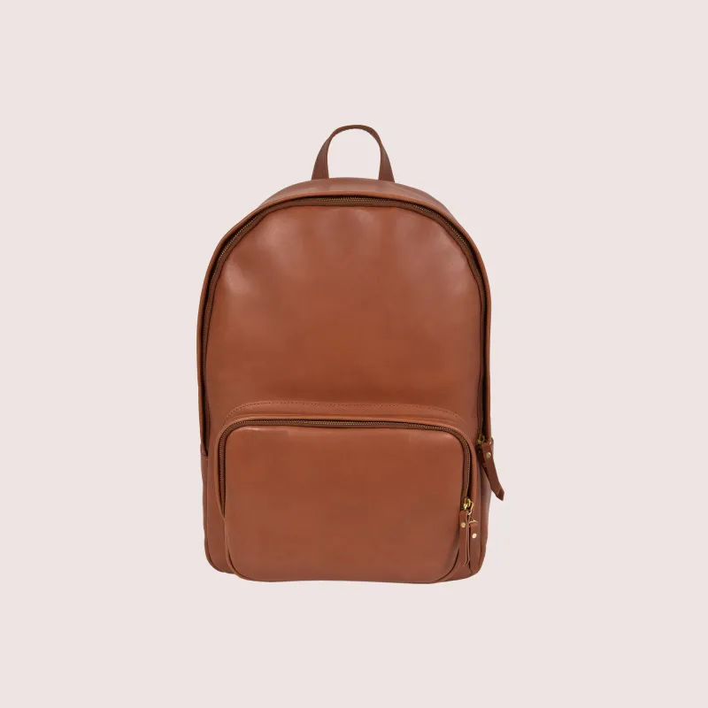 Dylan Zippered Backpack made by Aston leather