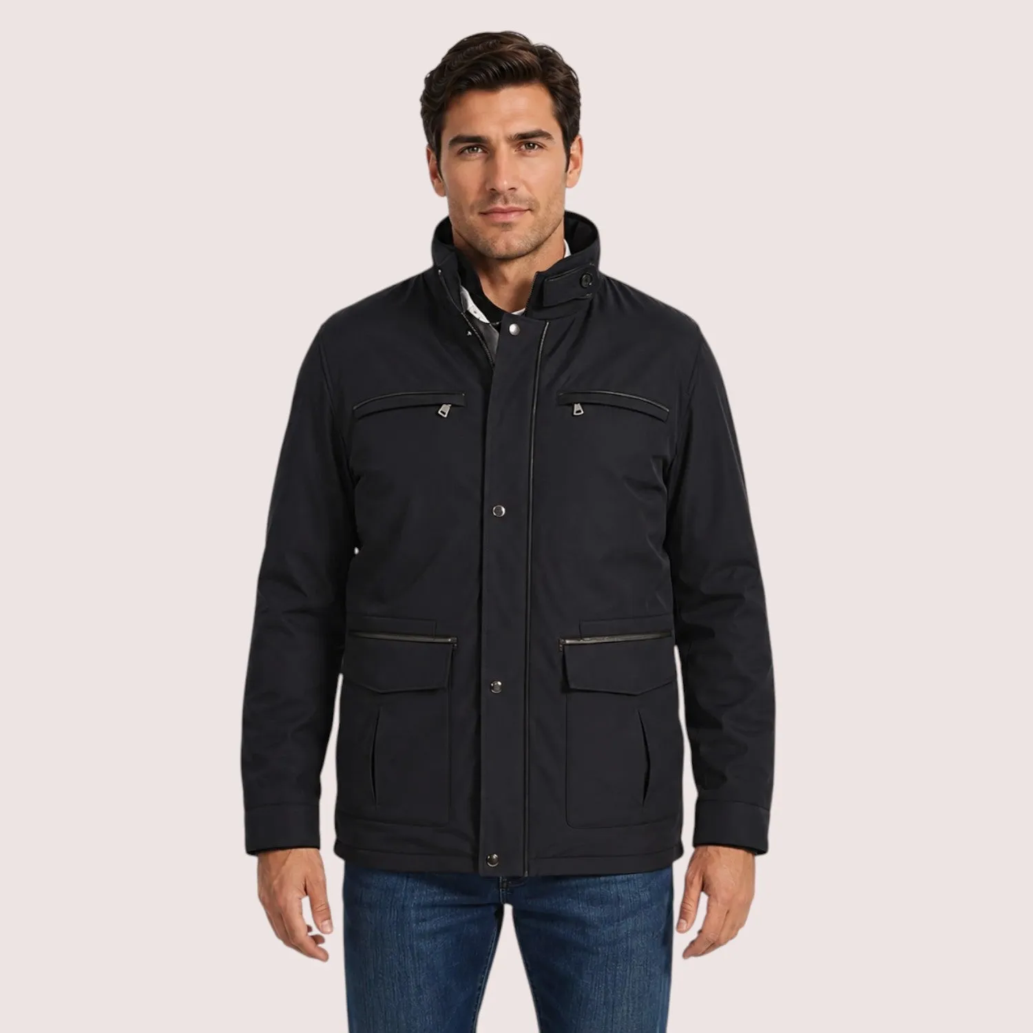 Vernon Weatherproof Coat sold by Aston leather