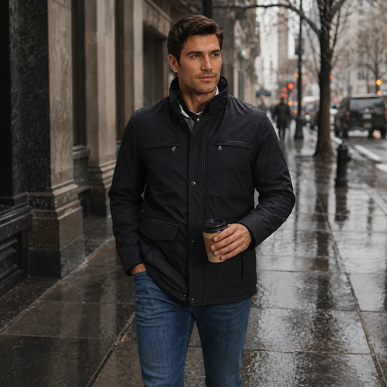 Vernon Weatherproof Coat sold by Aston leather product image thumbnail 5