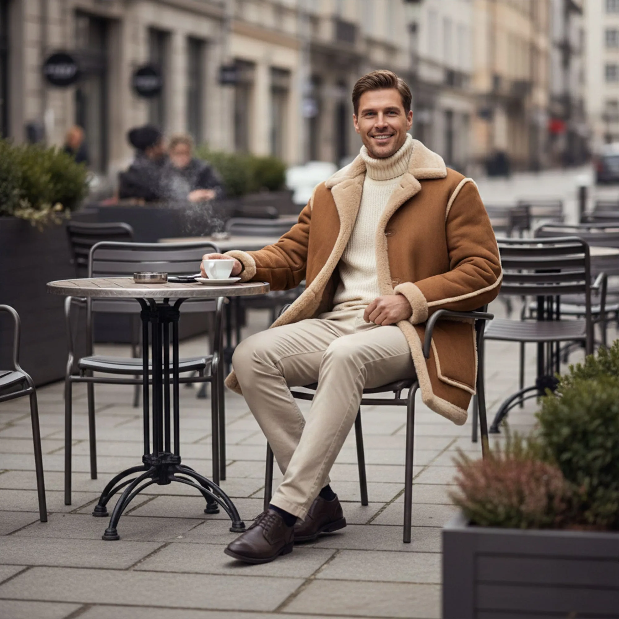Gregory Shearling Coat sold by Aston leather product image thumbnail 5