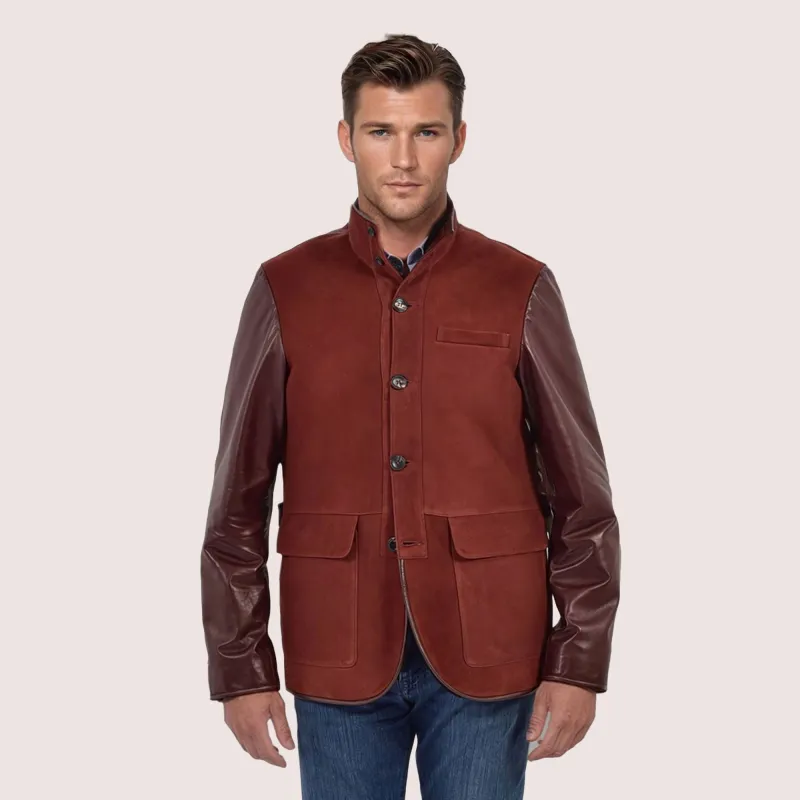 Fletcher Shearling Jacket made by Aston leather