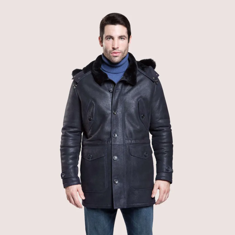 Fargo Shearling Coat made by Aston leather