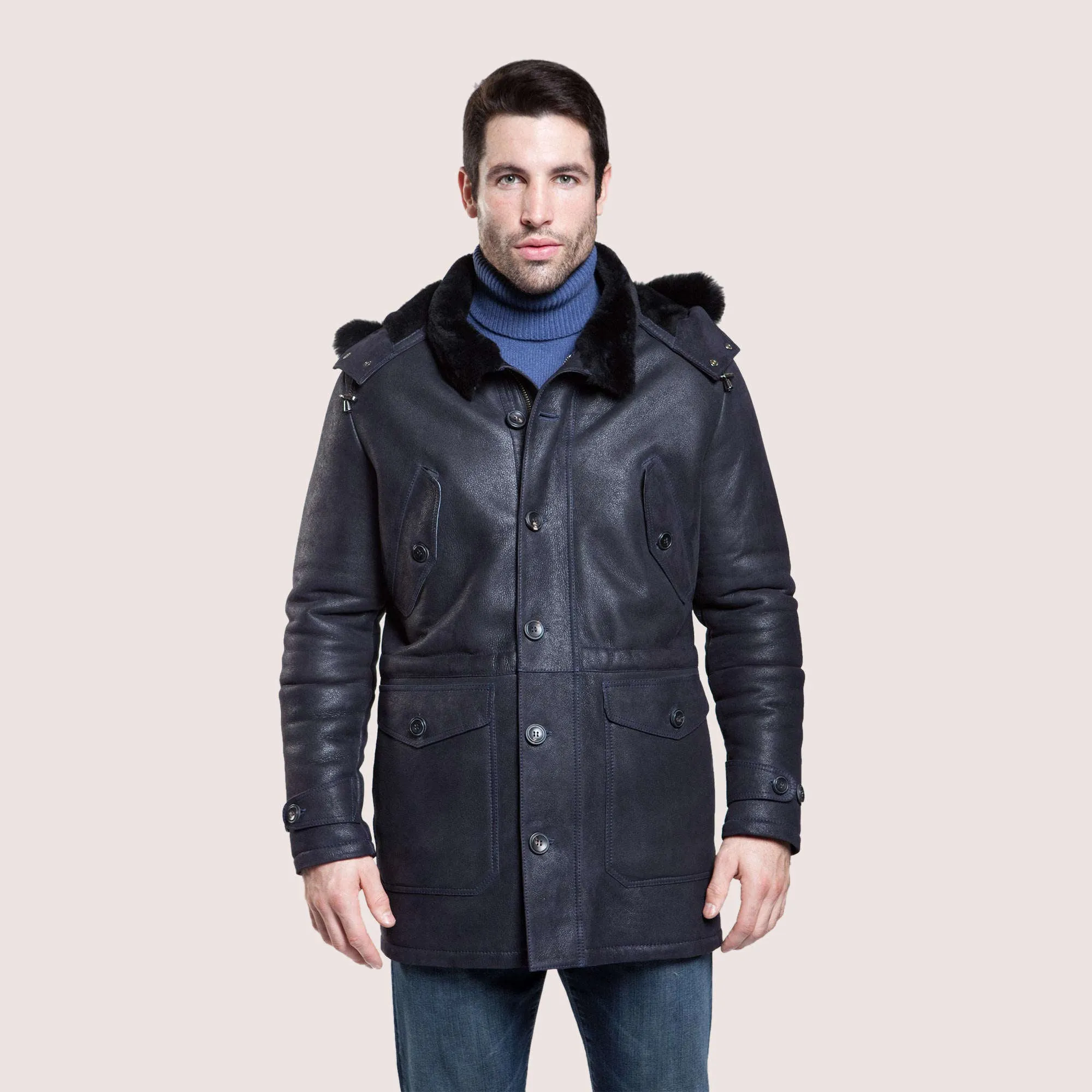 Fargo Shearling Coat sold by Aston leather