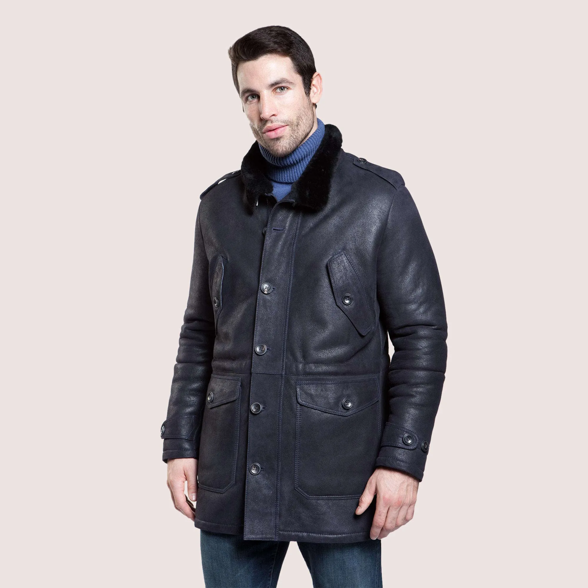 Fargo Shearling Coat sold by Aston leather product image thumbnail 2