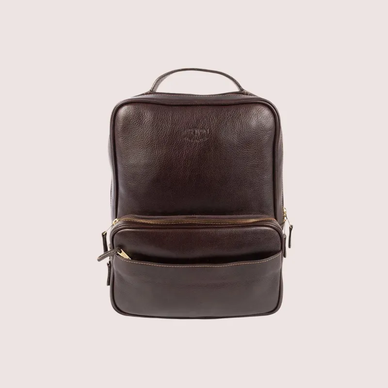 Danbury Backpack made by Aston leather