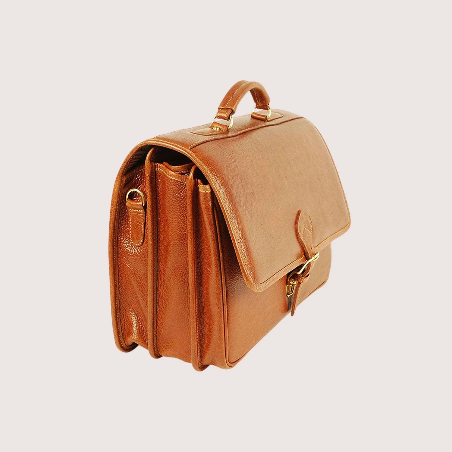 Charles Double Compartment Briefcase W/Laptop Case sold by Aston leather product image thumbnail 3