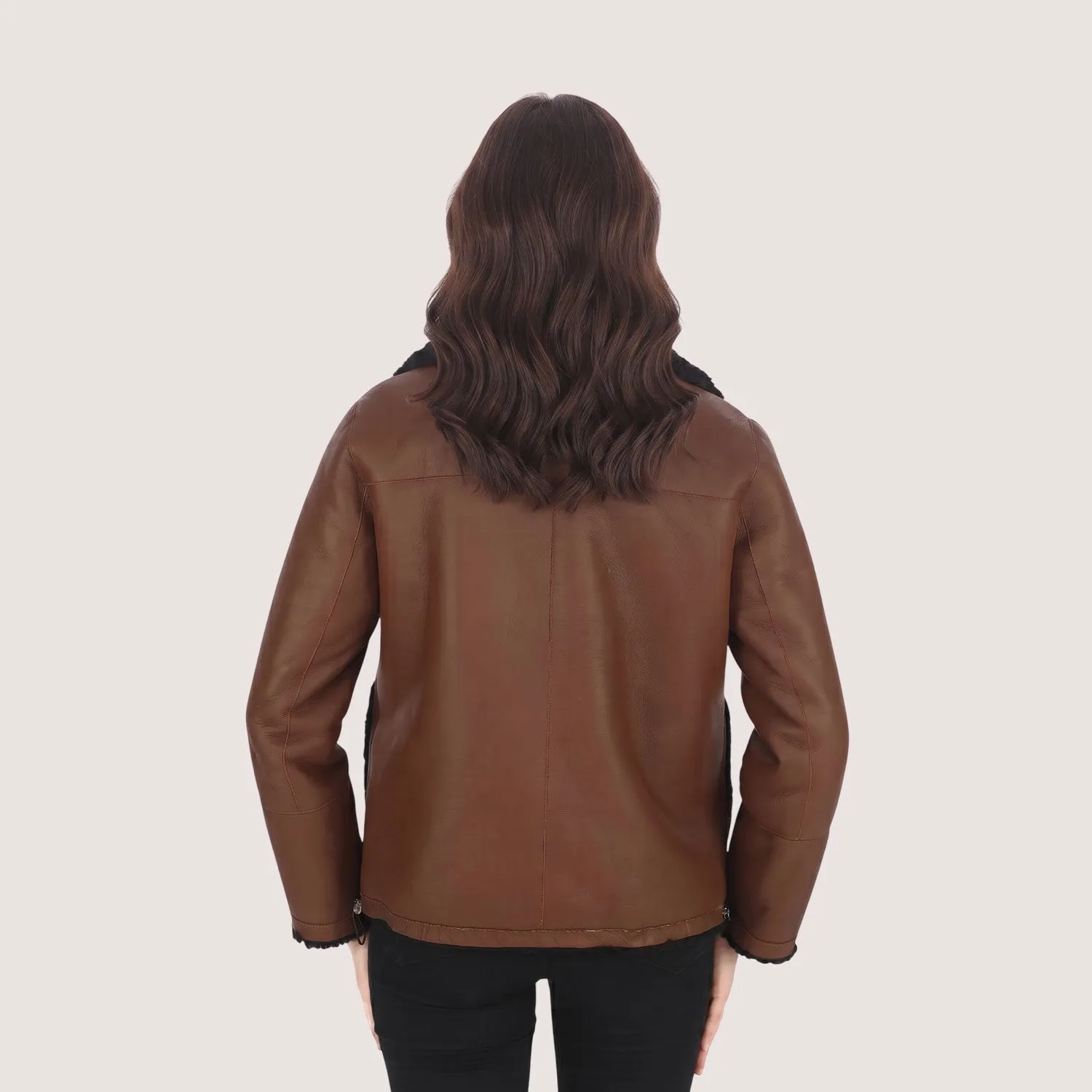 Camilla Shearling Jacket sold by Aston leather product image thumbnail 2