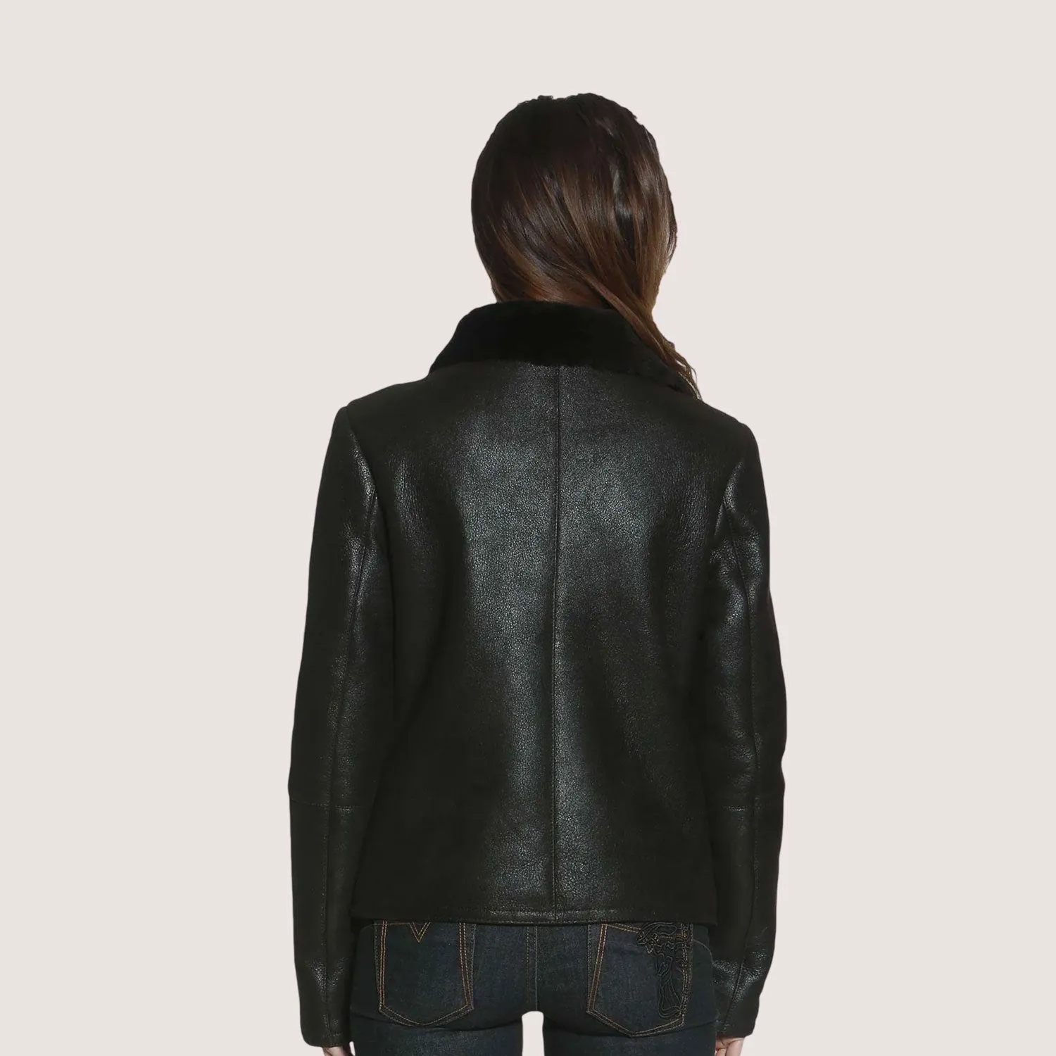 Amaryllis Shearling Jacket sold by Aston leather product image thumbnail 2
