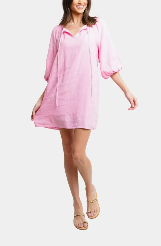 Pullover Puff Sleeve Dress made by Bella Dahl