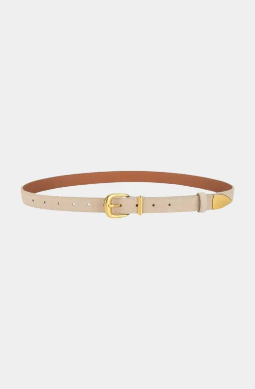 Sleek Sueded Belt made by Hemline Chattanooga