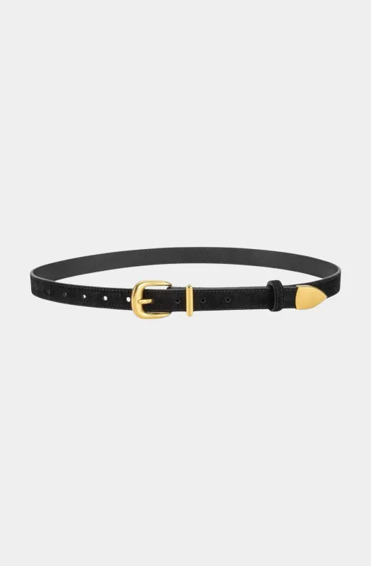 Sleek Sueded Belt made by Hemline Chattanooga