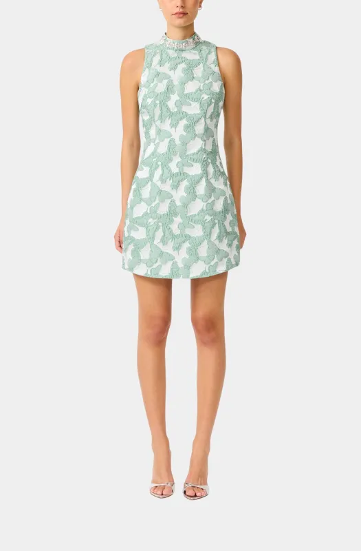 Lisette High Neck Mini Dress made by Elliatt