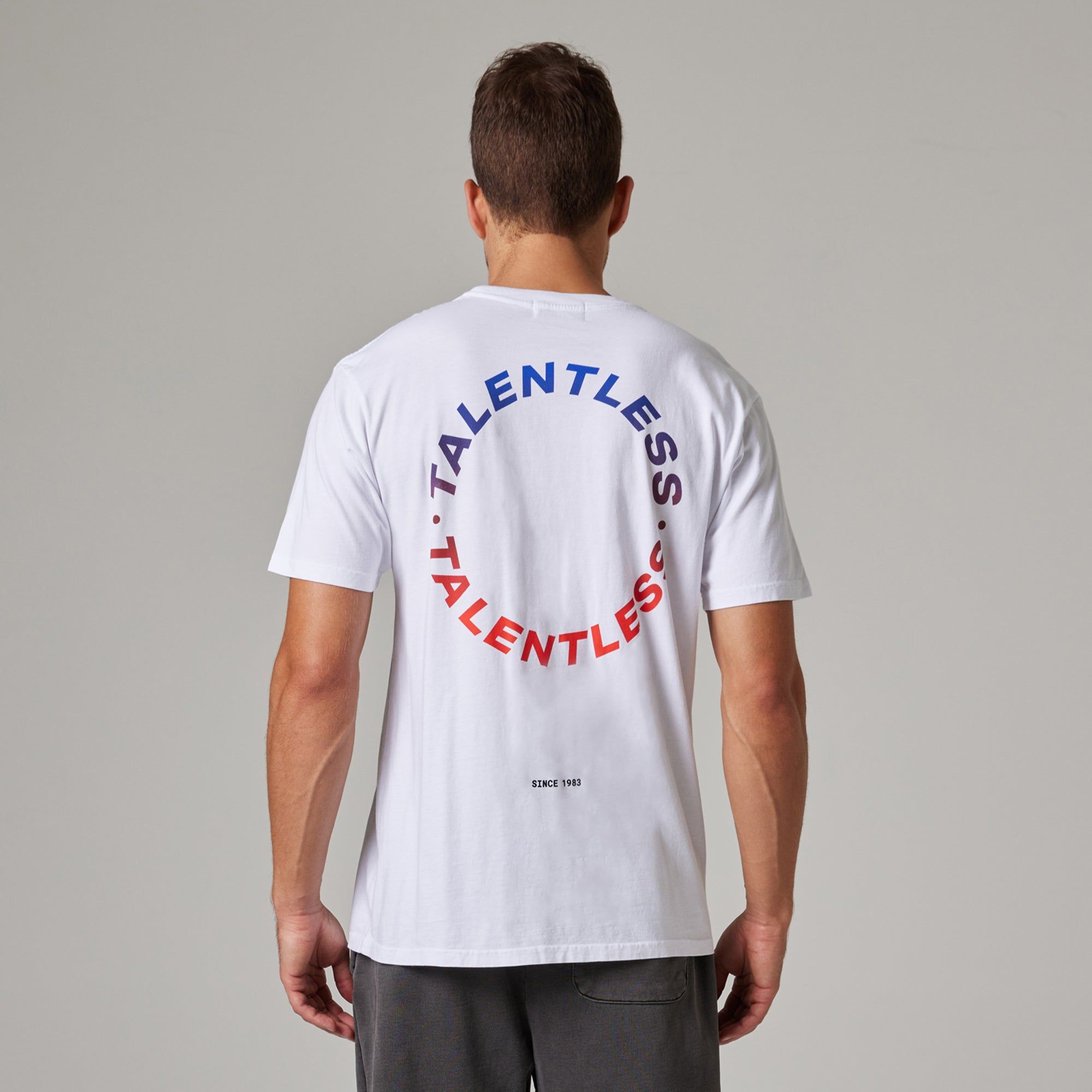 MENS TEE - GRADIENT CIRCLE LOGO sold by Talentless product image thumbnail 3