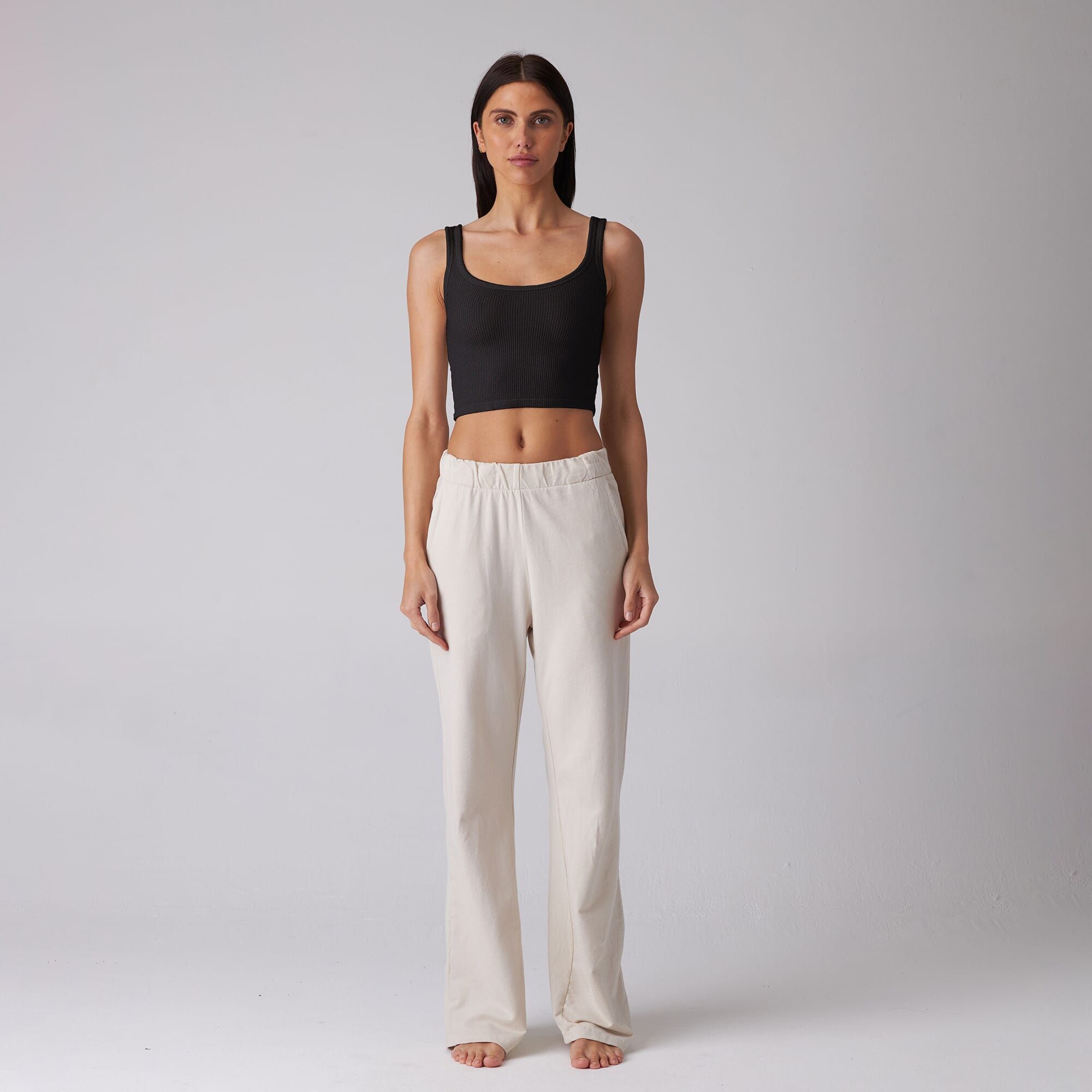 WOMENS WAFFLE KNIT CROP TANK sold by Talentless product image thumbnail 5