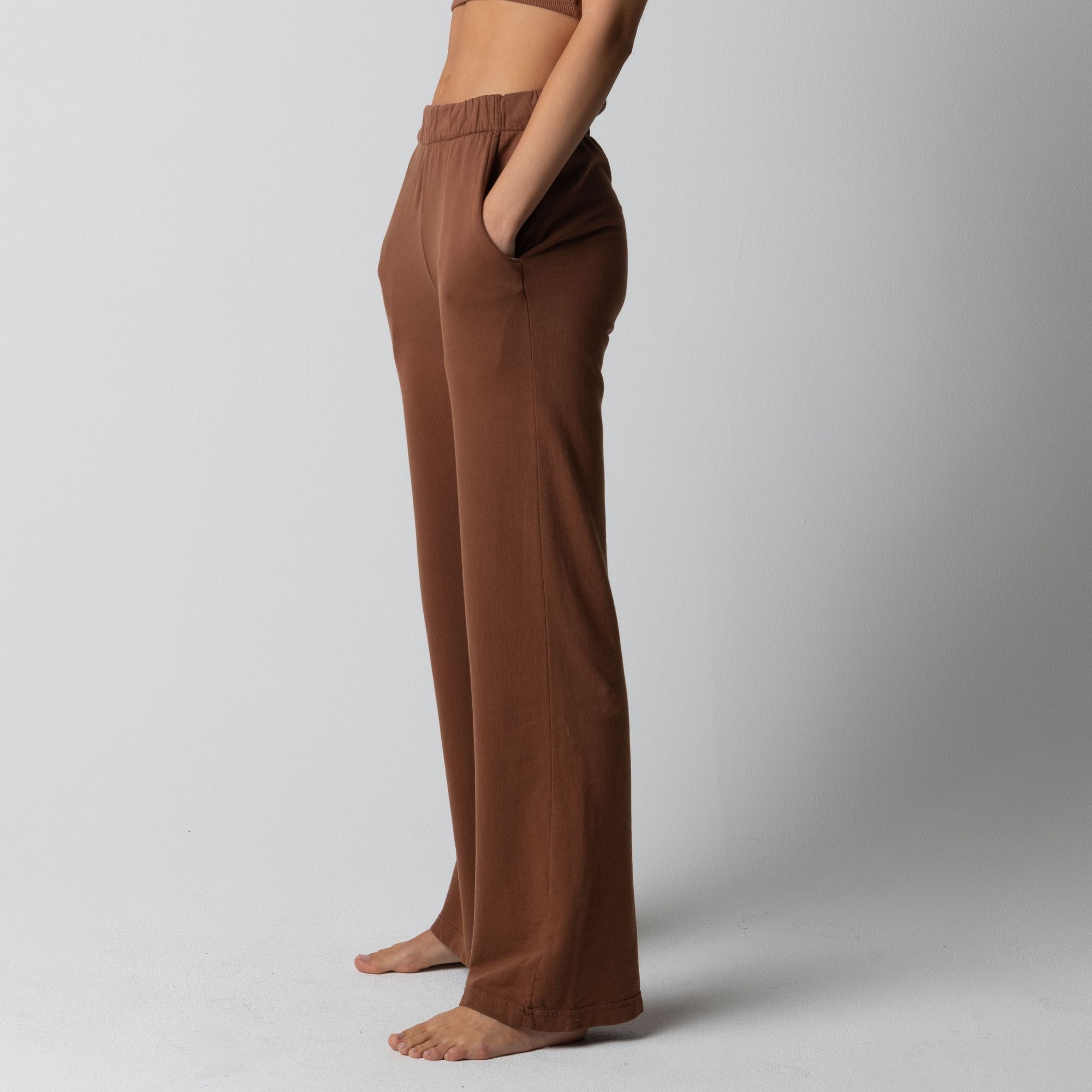 WOMENS FRENCH TERRY LOUNGE PANT - NUDES sold by Talentless product image thumbnail 3