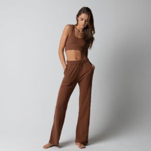 WOMENS FRENCH TERRY LOUNGE PANT - NUDES sold by Talentless