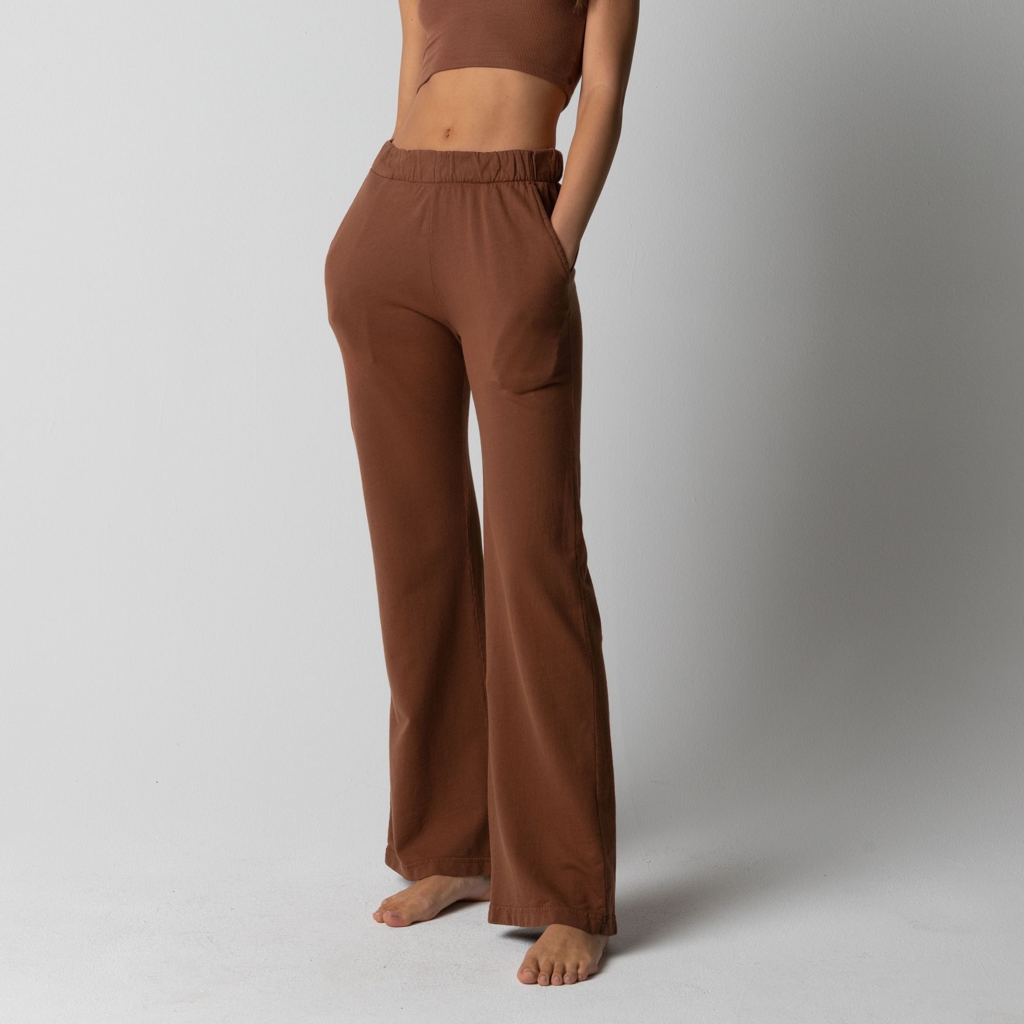 WOMENS FRENCH TERRY LOUNGE PANT - NUDES sold by Talentless product image thumbnail 2