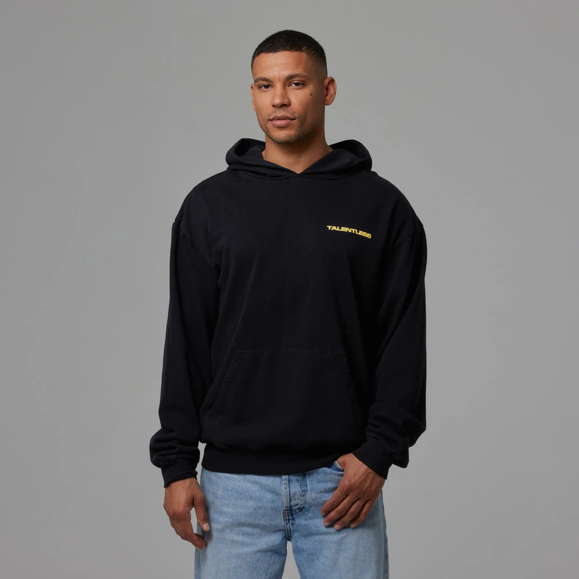 MENS LIGHTWEIGHT HOODIE - STACK GRAPHIC sold by Talentless product image thumbnail 2